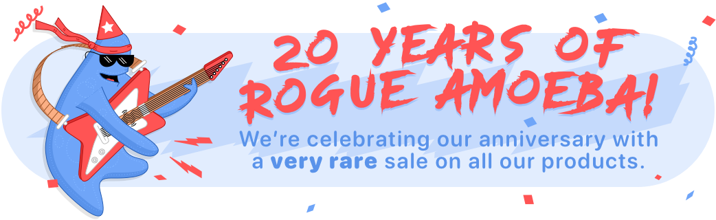 20 Years of Rogue Amoeba